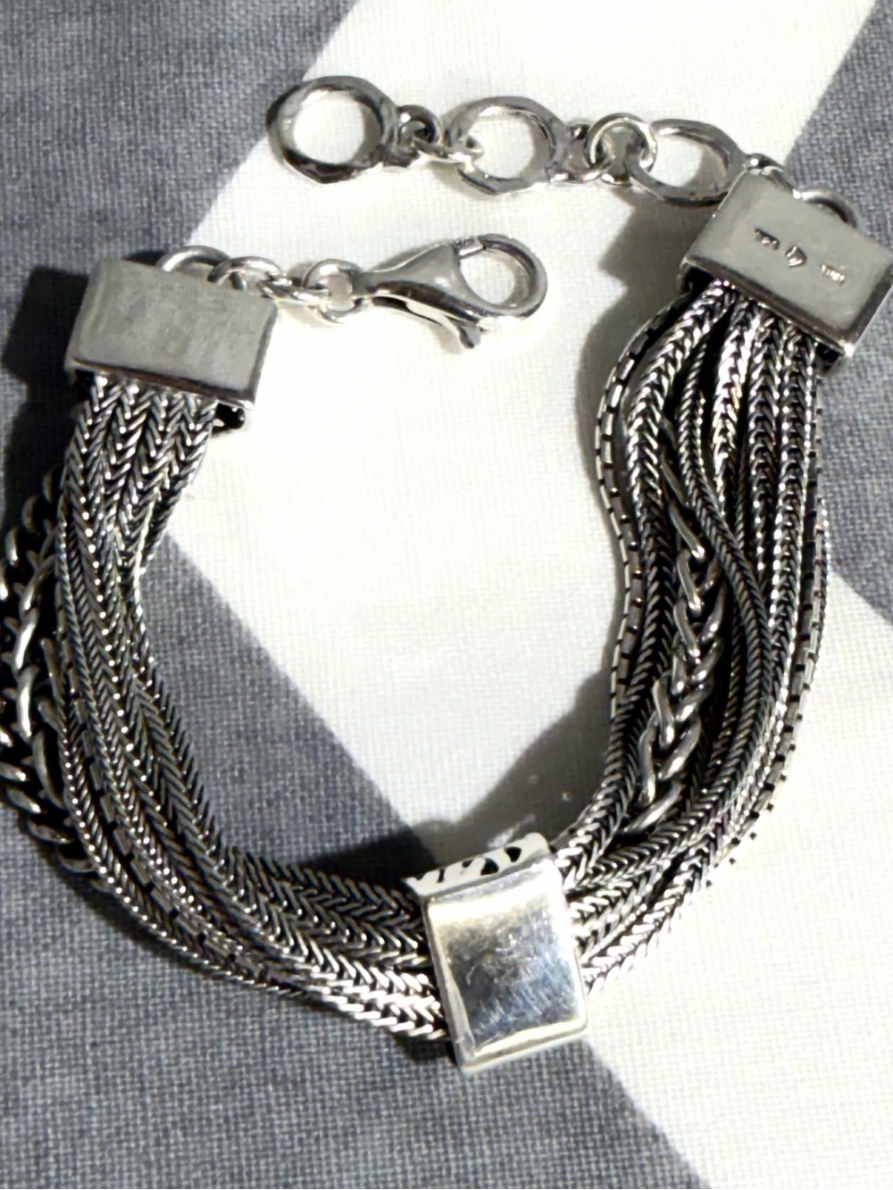 Silpada Silver ‘Talk of the Town’ Multi-Strand Bracelet - Picture 9 of 16
